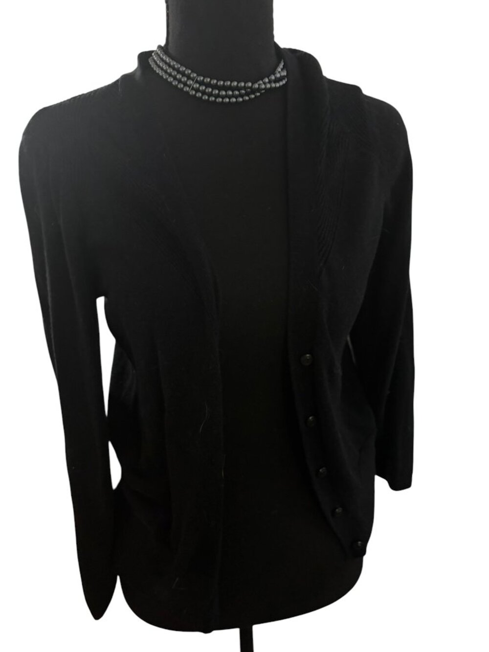 Classic Chic Black Knit Cardigan by The Limited Size S Good Condition
